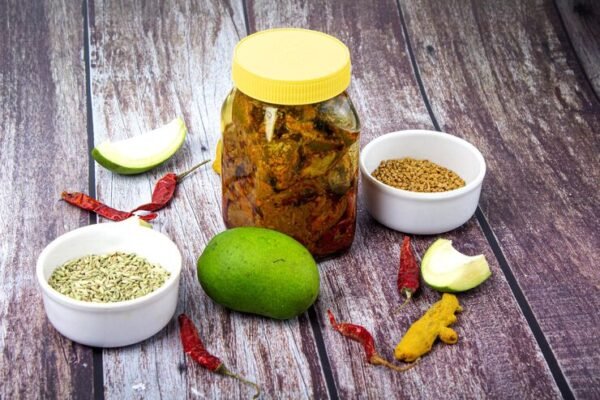 Homemade Mix Achar (Mustard Oil)